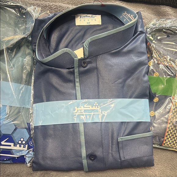 al aseel & focha Other - Cekir Al-Aseel men's Thobe and Focha boys with matching pants (shalwar kameez)